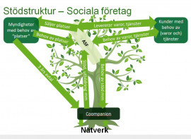 Stödstruktur, Sociala Företag