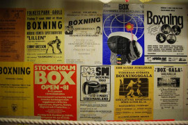 Boxningshistoria från golv till tak.