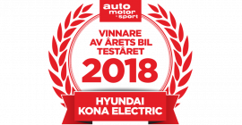 Hyundai Kona electric - Årets Bil 2018!