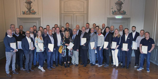 Framgångsrika företagare prisades på Gävle slott.