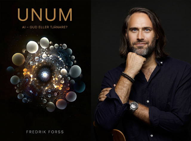 Ny romanen UNUM av Fredrik Forss utforskar maktspelet mellan AI, människan och livets intelligens.
